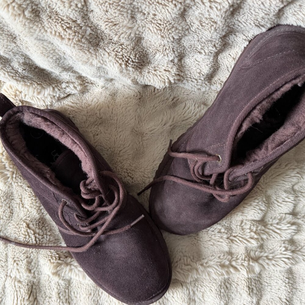 Mens Ugg Neumel Boots Dark Brown Size 11 - Picture 3 of 9